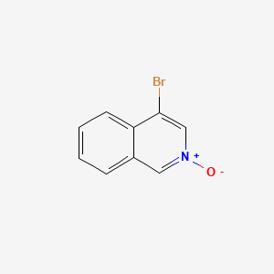 4-Bromoisoquinoline 2-oxide chemical structure (CAS 3749-21-1)
