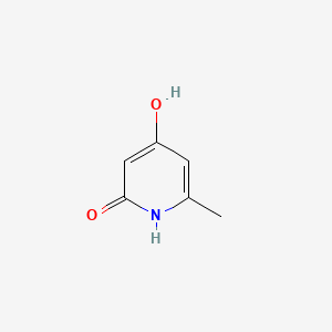 4-Hydroxy-6-methylpyridin-2(1H)-one chemical structure (CAS 3749-51-7)