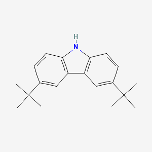 3,6-Di-tert-butyl-9H-carbazole chemical structure (CAS 37500-95-1)