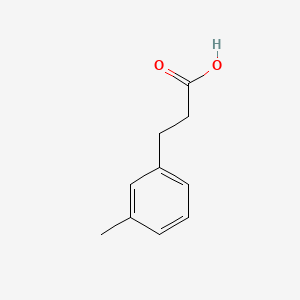3-(3-Methylphenyl)propionic acid chemical structure (CAS 3751-48-2)