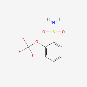 2-(Trifluoromethoxy)benzenesulfonamide chemical structure (CAS 37526-59-3)