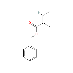 (E)-Benzyl 2-methylbut-2-enoate chemical structure (CAS 37526-88-8)