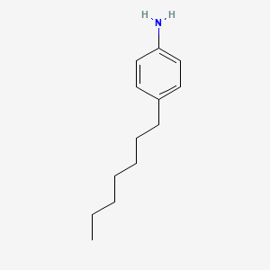 4-Heptylaniline chemical structure (CAS 37529-27-4)