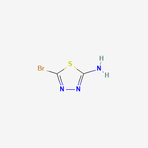 5-Bromo-1,3,4-thiadiazol-2-amine chemical structure (CAS 37566-39-5)