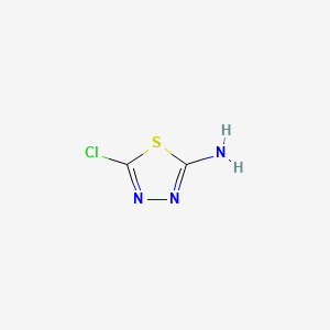 5-Chloro-1,3,4-thiadiazol-2-amine chemical structure (CAS 37566-40-8)