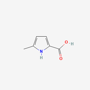5-Methyl-1H-pyrrole-2-carboxylic acid chemical structure (CAS 3757-53-7)