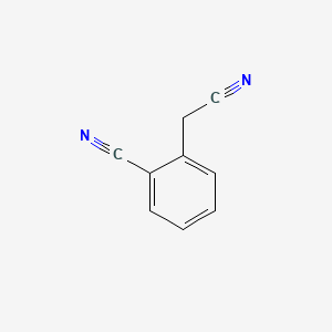 2-(Cyanomethyl)benzonitrile chemical structure (CAS 3759-28-2)