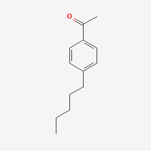 4-Pentylacetophenone chemical structure (CAS 37593-02-5)