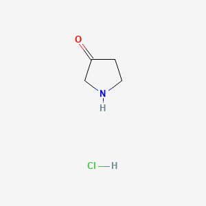 3-Pyrrolidinone hydrochloride chemical structure (CAS 3760-52-9)