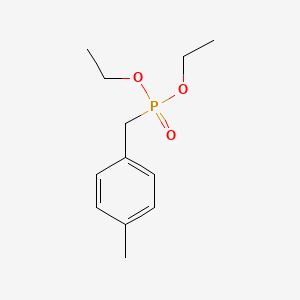 Diethyl 4-methylbenzylphosphonate chemical structure (CAS 3762-25-2)