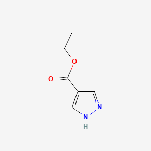 Ethyl 4-pyrazolecarboxylate chemical structure (CAS 37622-90-5)