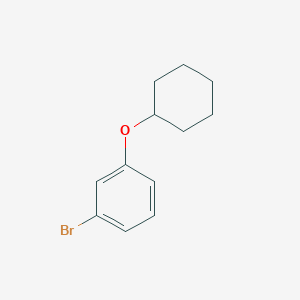 1-Bromo-3-(cyclohexyloxy)benzene chemical structure (CAS 37631-06-4)