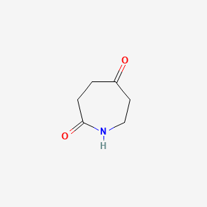 Azepane-2,5-dione chemical structure (CAS 37637-20-0)