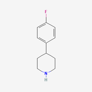 4-(4-Fluorophenyl)piperidine chemical structure (CAS 37656-48-7)