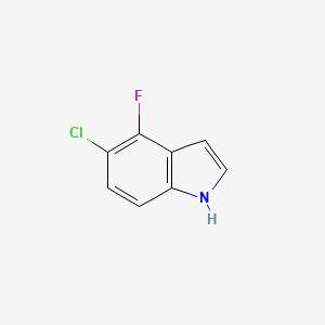 5-Chloro-4-fluoro-1H-indole chemical structure (CAS 376646-56-9)