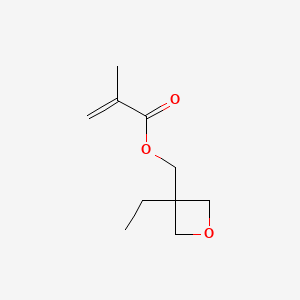 (3-Ethyloxetan-3-yl)methyl methacrylate chemical structure (CAS 37674-57-0)