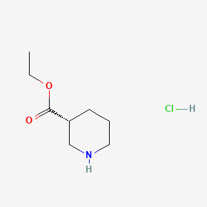 (R)-Ethyl piperidine-3-carboxylate hydrochloride chemical structure (CAS 37675-19-7)