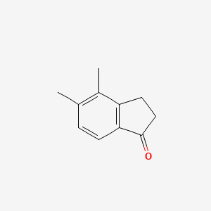 4,5-Dimethyl-2,3-dihydro-1H-inden-1-one chemical structure (CAS 37678-61-8)
