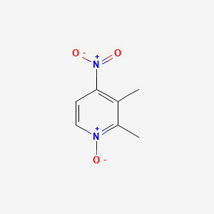 2,3-Dimethyl-4-nitropyridine 1-oxide chemical structure (CAS 37699-43-7)
