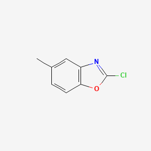 2-Chloro-5-methylbenzo[d]oxazole chemical structure (CAS 3770-60-3)