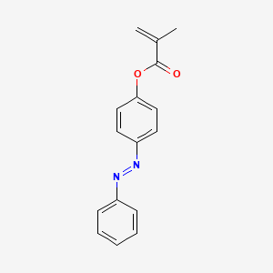 4-(Phenyldiazenyl)phenyl methacrylate chemical structure (CAS 3774-20-7)