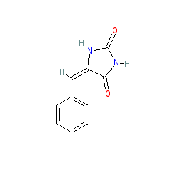 5-Benzylideneimidazolidine-2,4-dione chemical structure (CAS 3775-01-7)