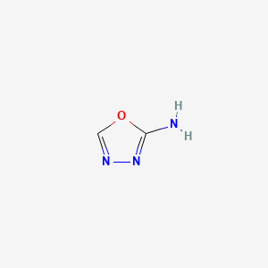 1,3,4-Oxadiazol-2-amine chemical structure (CAS 3775-60-8)