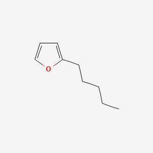 2-Pentylfuran chemical structure (CAS 3777-69-3)