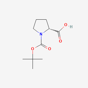 Boc-D-Pro-OH chemical structure (CAS 37784-17-1)