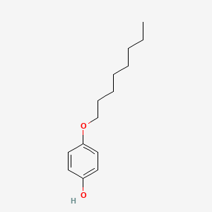 4-(Octyloxy)phenol chemical structure (CAS 3780-50-5)