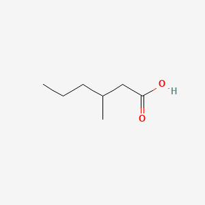 3-Methylhexanoicacid chemical structure (CAS 3780-58-3)