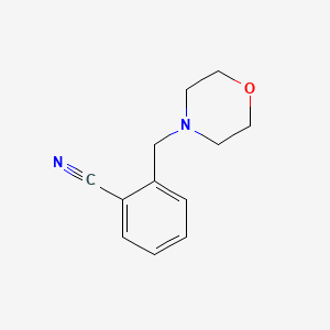2-(Morpholinomethyl)benzonitrile chemical structure (CAS 37812-33-2)