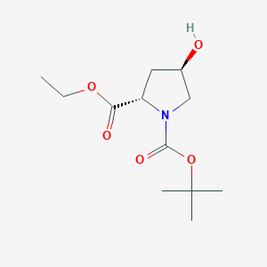 Boc-Hyp-OEt chemical structure (CAS 37813-30-2)