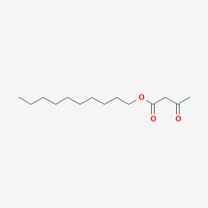 Decyl 3-oxobutanoate chemical structure (CAS 37826-52-1)