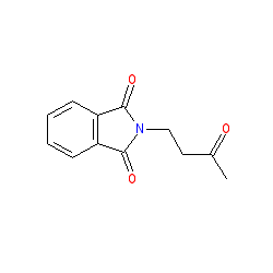 2-(3-Oxobutyl)isoindoline-1,3-dione chemical structure (CAS 3783-77-5)