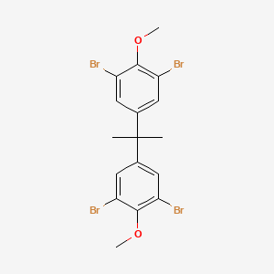 5,5'-(Propane-2,2-diyl)bis(1,3-dibromo-2-methoxybenzene) chemical structure (CAS 37853-61-5)