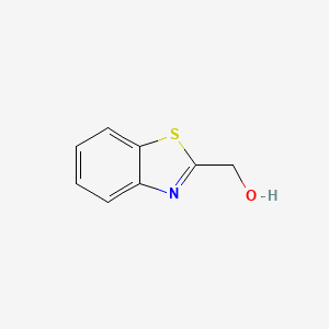 2-(Hydroxymethyl)benzothiazole chemical structure (CAS 37859-42-0)