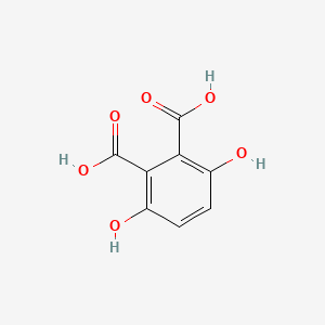 3,6-Dihydroxyphthalic acid chemical structure (CAS 3786-46-7)