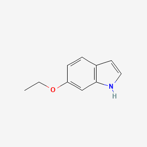6-Ethoxy-1H-indole chemical structure (CAS 37865-86-4)