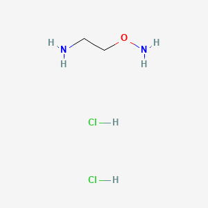 2-(Aminooxy)ethanamine dihydrochloride chemical structure (CAS 37866-45-8)