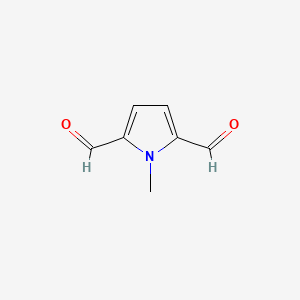 1-Methyl-1H-pyrrole-2,5-dicarbaldehyde chemical structure (CAS 37893-28-0)