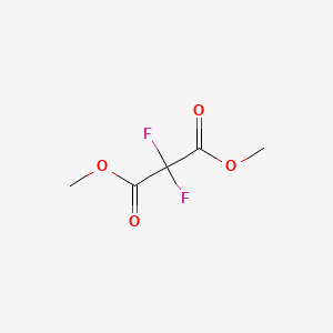 Dimethyl difluoromalonate chemical structure (CAS 379-95-3)