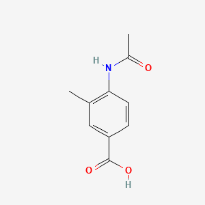 4-Acetamido-3-methylbenzoic acid chemical structure (CAS 37901-92-1)