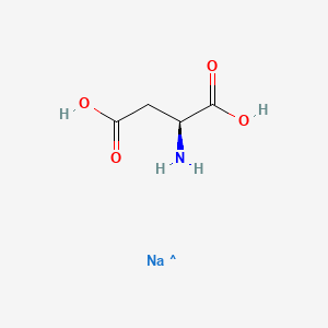 (S)-2-Aminosuccinic acid, sodium salt chemical structure (CAS 3792-50-5)