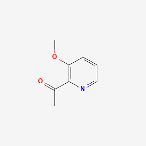 1-(3-Methoxypyridin-2-yl)ethanone chemical structure (CAS 379227-03-9)