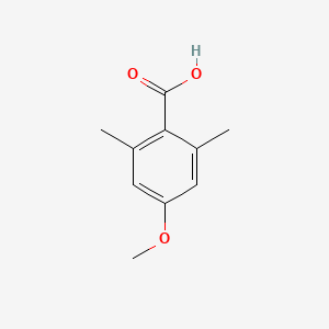 2,6-Dimethyl-4-methoxybenzoic acid chemical structure (CAS 37934-89-7)