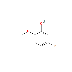 5-Bromo-2-methoxyphenol chemical structure (CAS 37942-01-1)