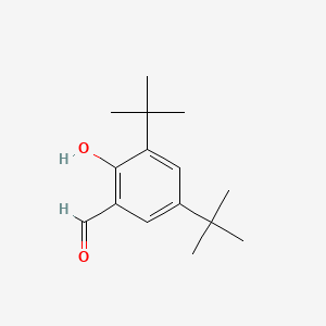 3,5-Di-tert-butyl-2-hydroxybenzaldehyde chemical structure (CAS 37942-07-7)