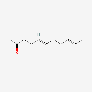 (E)-6,10-Dimethylundeca-5,9-dien-2-one chemical structure (CAS 3796-70-1)