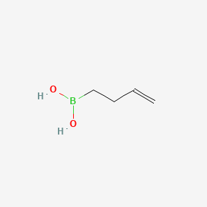 But-3-en-1-ylboronic acid chemical structure (CAS 379669-72-4)